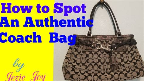 how to identify coach purse